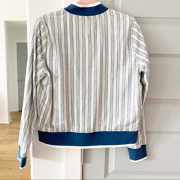 NWT Faherty Mandalay Reversible Bomber Jacket - Picture 4 of 6